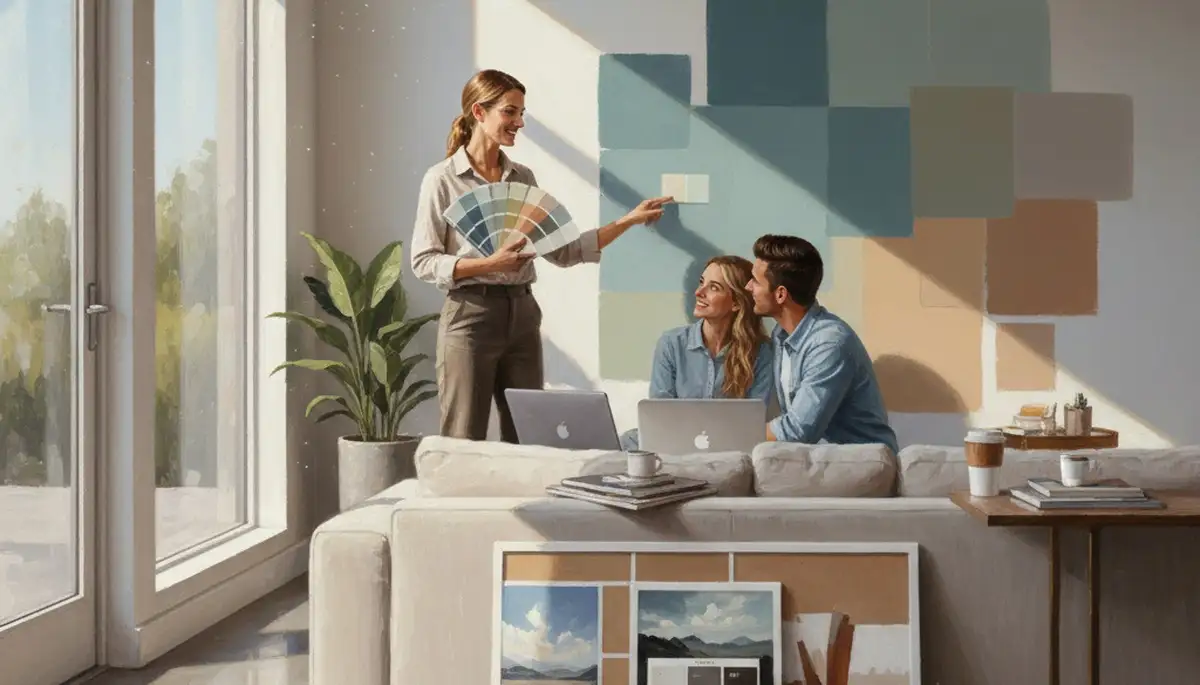 Atlanta color consultation for homes, helping choose paint palettes for Atlanta, GA climate