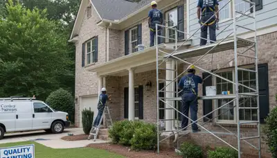 Atlanta, GA painting contractor providing professional interior and exterior house painting services