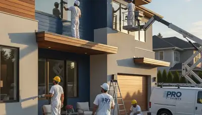 Exterior house painting in Atlanta, GA by Atlanta Paint Pros for weather-resistant home protection