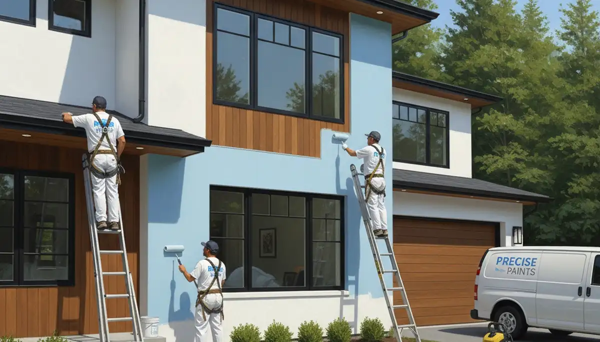 Atlanta, GA exterior house painting by Atlanta Paint Pros using durable weather-resistant coatings