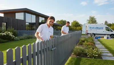 Atlanta fence painting service in Atlanta, GA for weather-resistant exterior fence protection