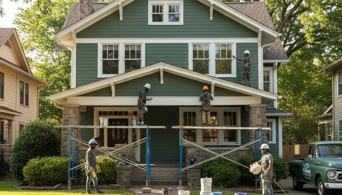Atlanta, GA painting contractor providing professional interior and exterior house painting services