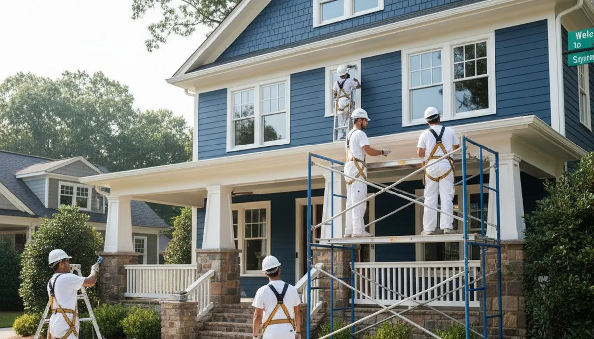 Atlanta, GA painting team providing professional interior and exterior painting services