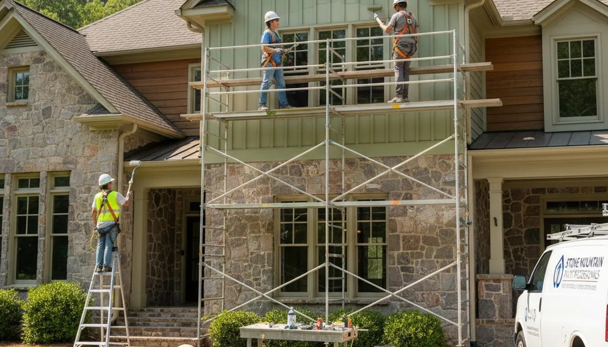 Atlanta, GA painting contractors providing professional interior and exterior painting services