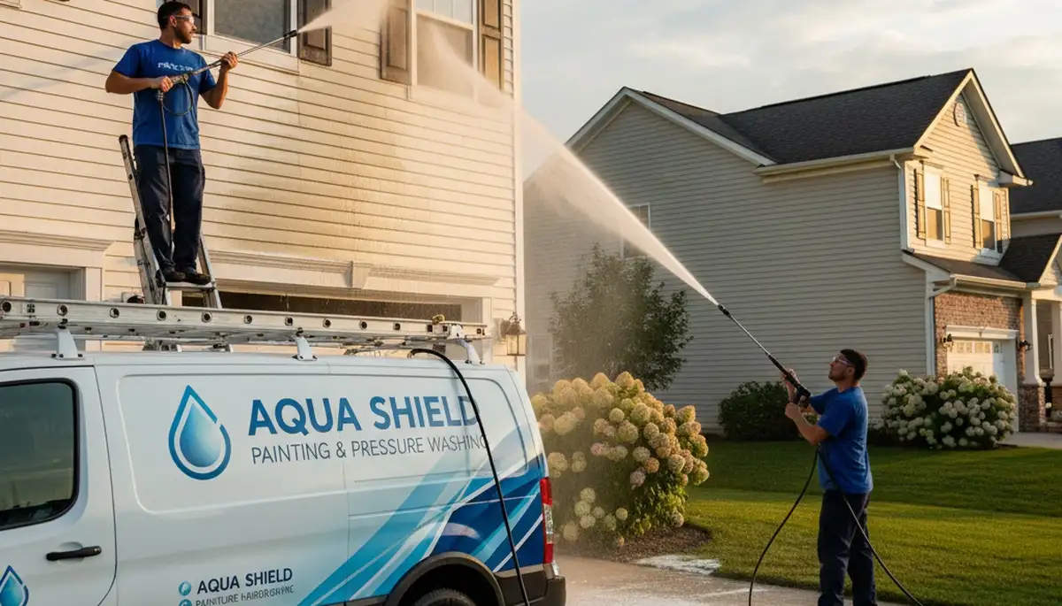 Vinyl siding pressure cleaning in Atlanta, GA for a clean, mildew-free home exterior