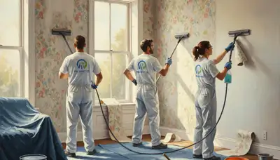 Atlanta, GA wallpaper removal service prep for smooth wall refinishing